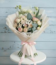 Букет цветов из:  Розы и Лизиантусы #REPLACE_PRED# Приморско-Ахтарске