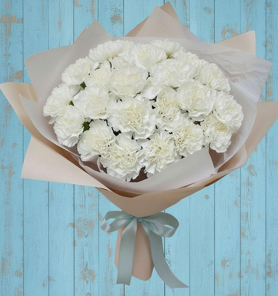 Букет цветов из: Гвоздики в Приморско-Ахтарске