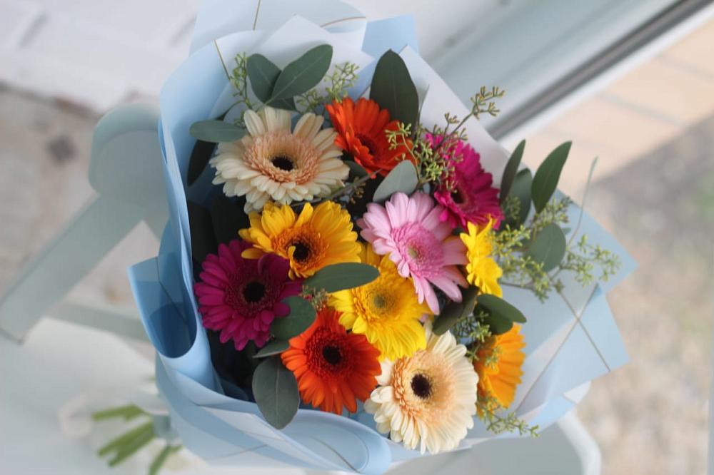 Букет цветов из: Герберы в Приморско-Ахтарске