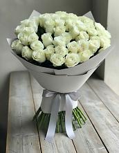 Букет 35 Белых роз в Приморско-Ахтарске