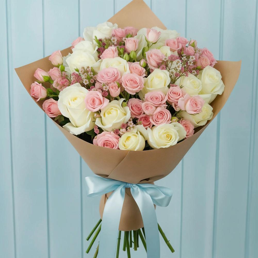 Букет цветов из: Розы в Приморско-Ахтарске