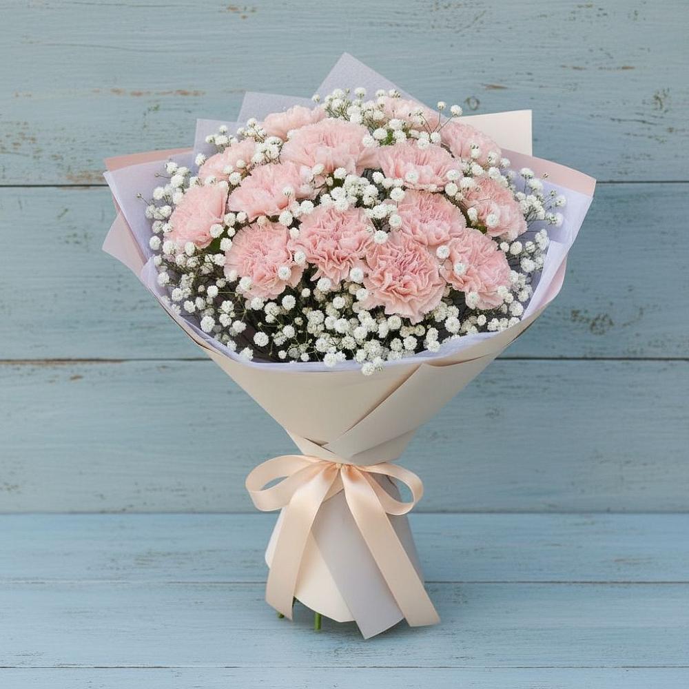 Букет цветов из: Гвоздики в Приморско-Ахтарске