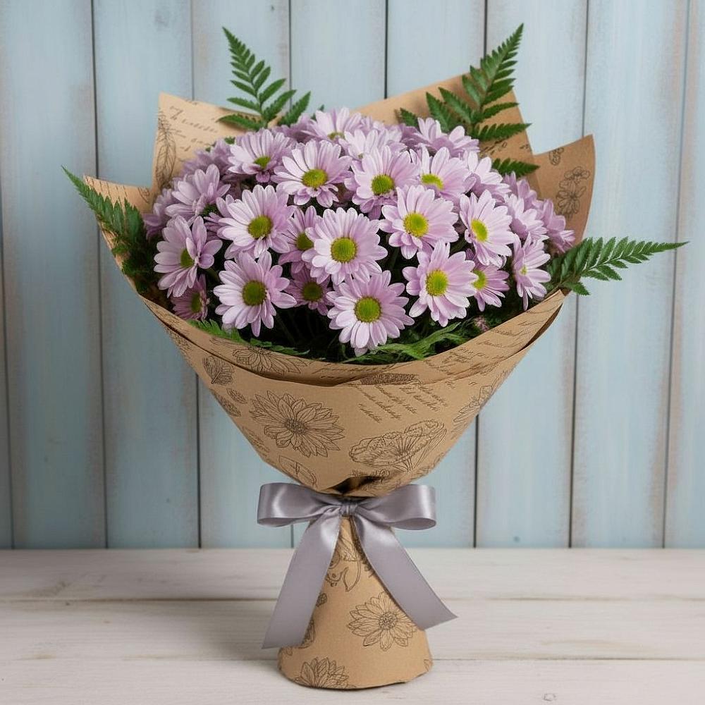 Букет цветов из: Хризантемы в Приморско-Ахтарске