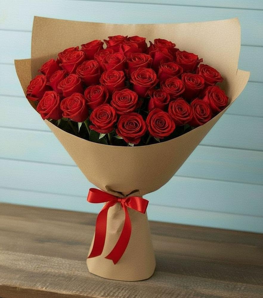 Букет Красные розы Милано в Приморско-Ахтарске