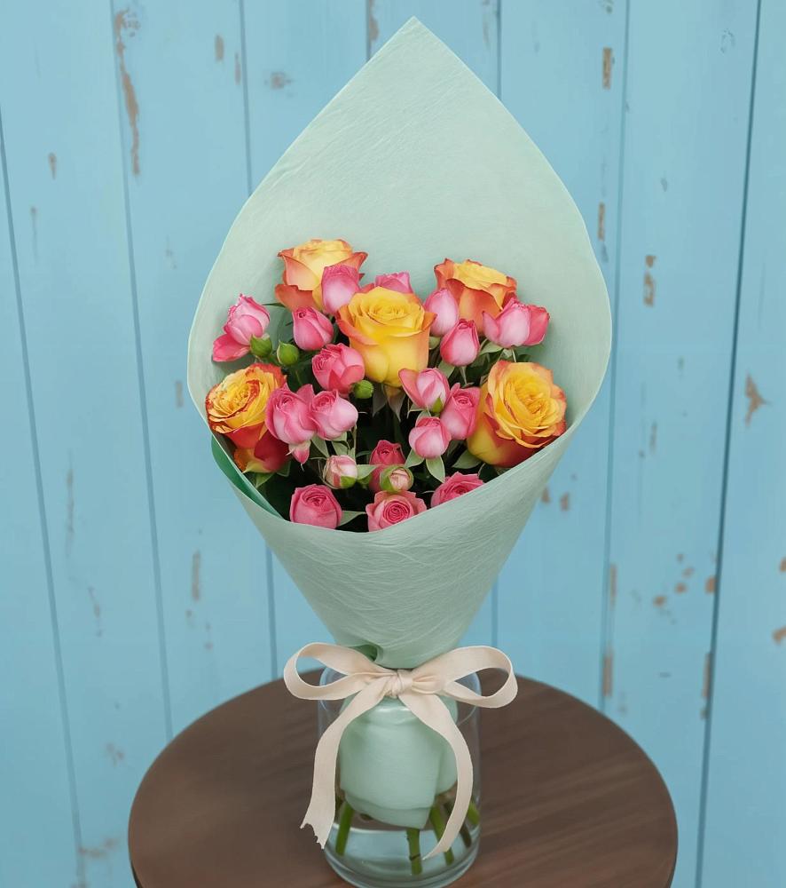 Букет цветов из: Розы в Приморско-Ахтарске