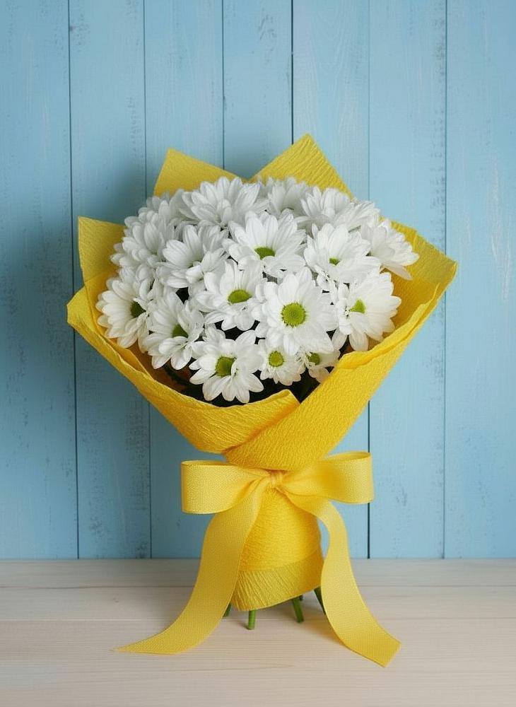 Букет цветов из: Хризантемы в Приморско-Ахтарске