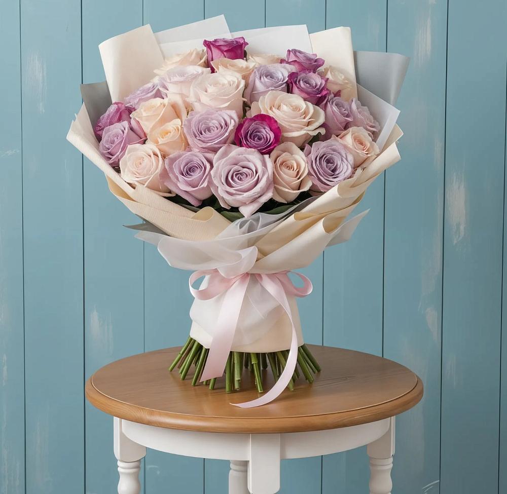 Букет цветов из: Розы в Приморско-Ахтарске