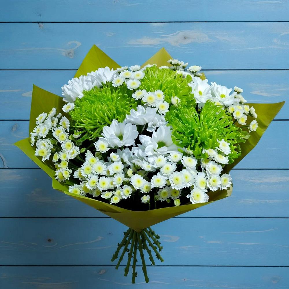 Букет цветов из: Хризантемы в Приморско-Ахтарске