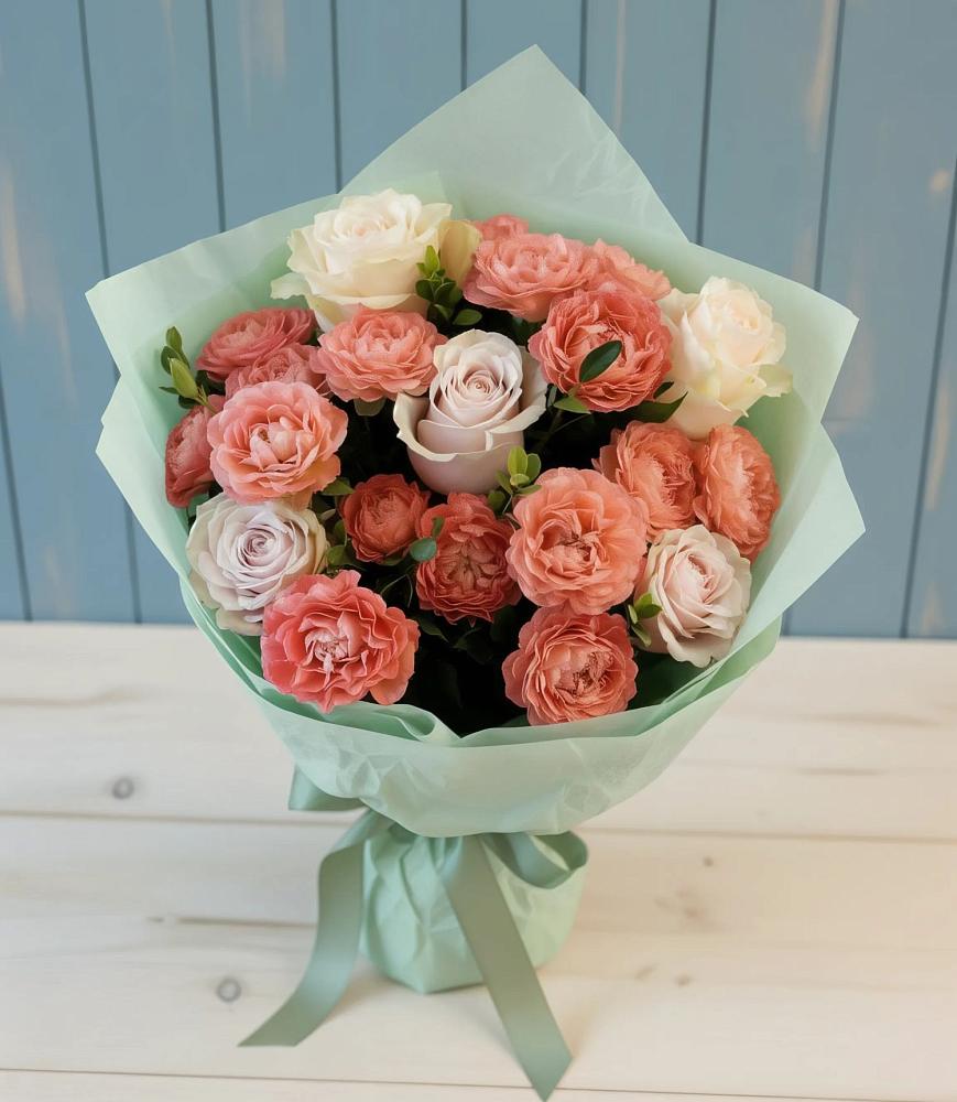 Букет цветов из: Розы в Приморско-Ахтарске