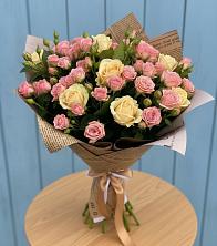 Букет цветов из:  Розы в Приморско-Ахтарске