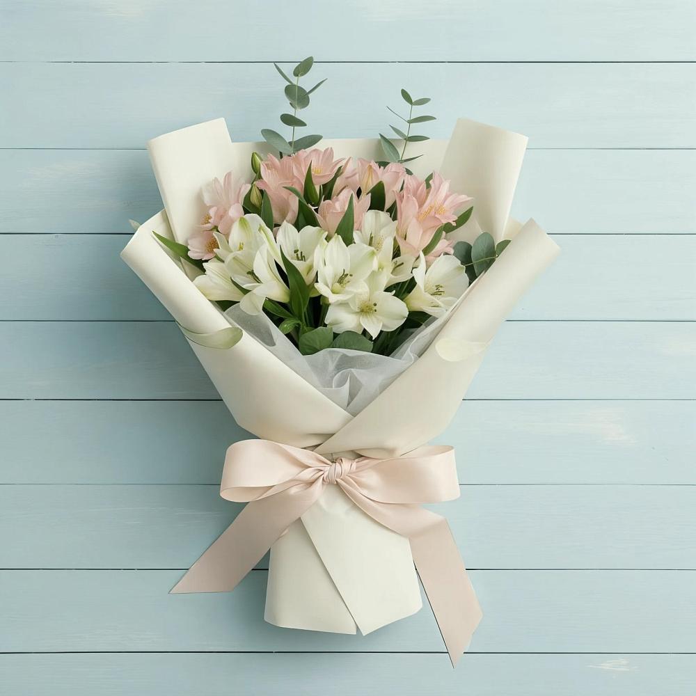 Букет цветов из: Альстромерии в Приморско-Ахтарске