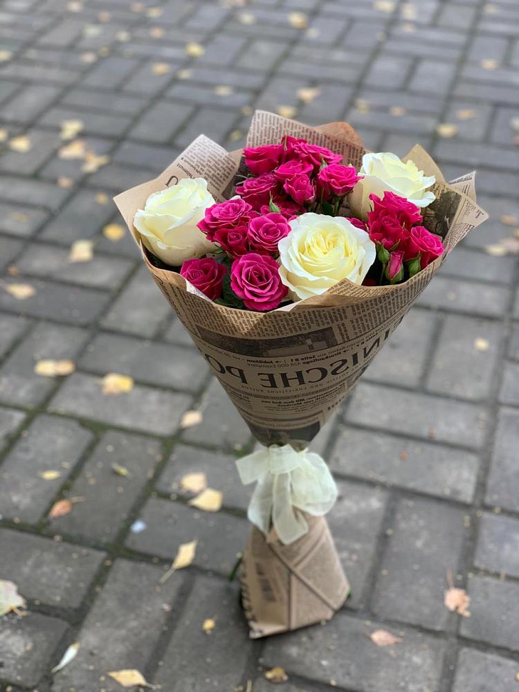 Букет цветов из: Розы в Приморско-Ахтарске