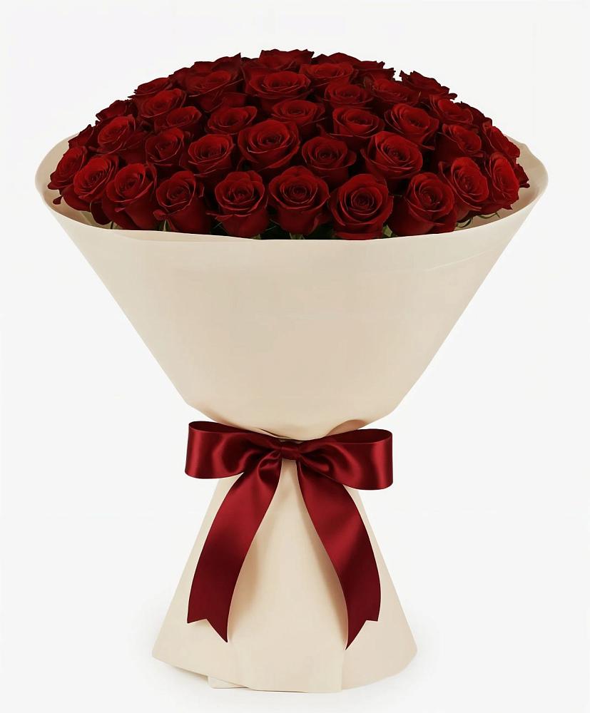 Букет 101 Бордовая роза Блэк Бакарра в Приморско-Ахтарске