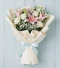 Букет цветов из:  Лилии в Приморско-Ахтарске